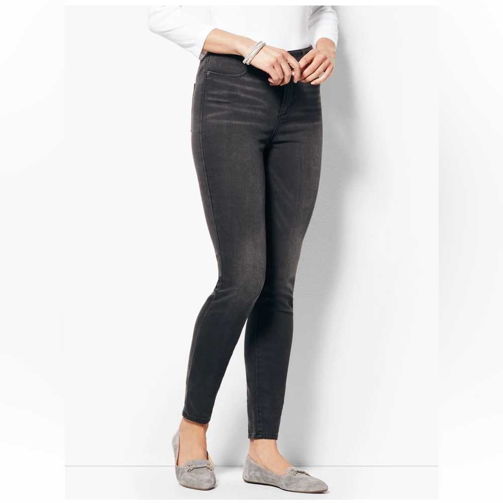 NWOT Talbots Simply Flattering Grey 5 Pocket Jegging